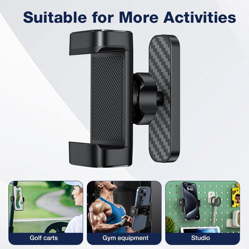 UPR Magnetic Gym Phone Holder – 360° Rotation, Universal Fit (4.7-6.5” Phones) | UPR Tech