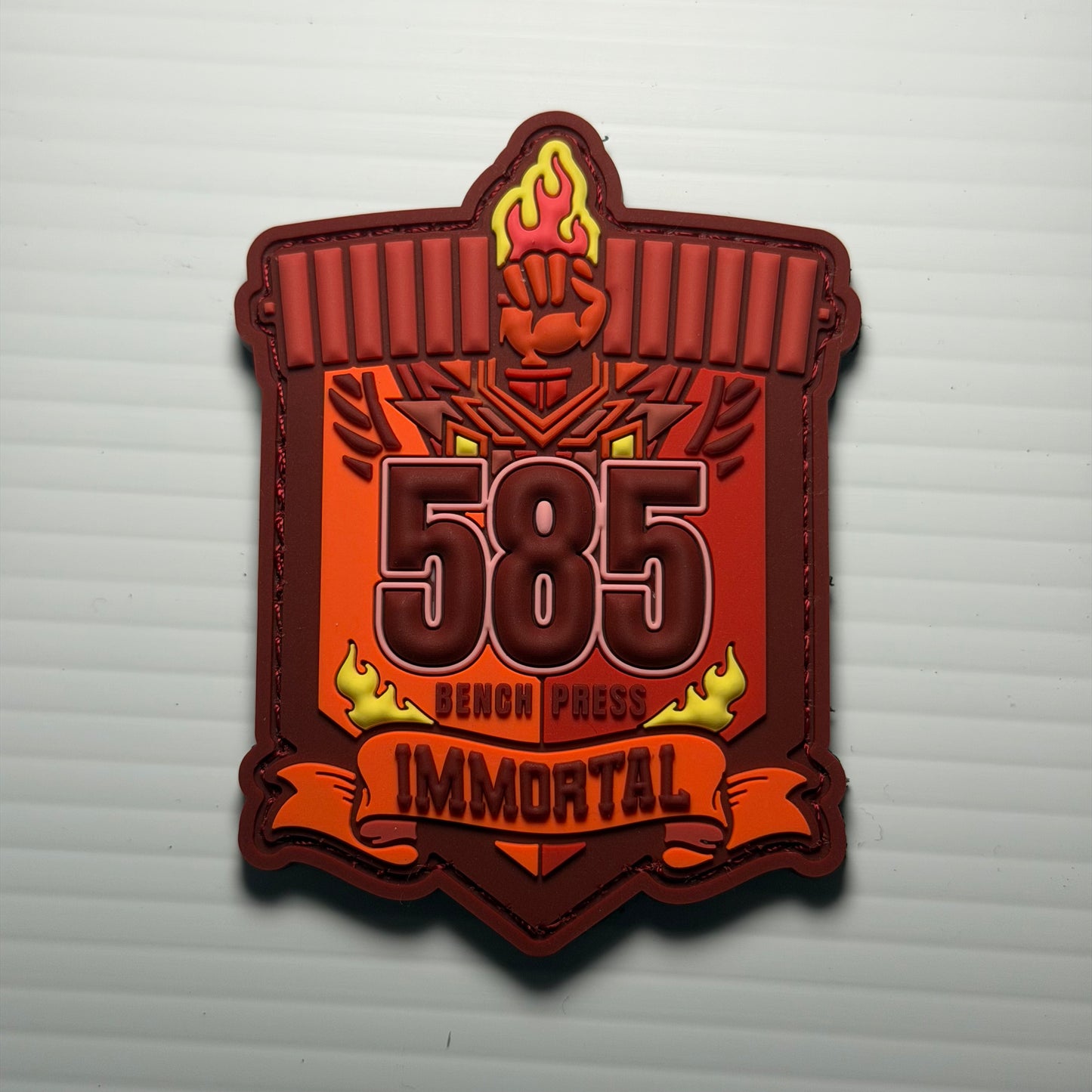 Bench Press Rank Velcro Patches