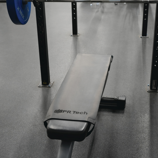 The Bench Bro™ –  UPR Tech Non-Slip Bench Press Mat with Velcro Straps for Secure Grip & Stability